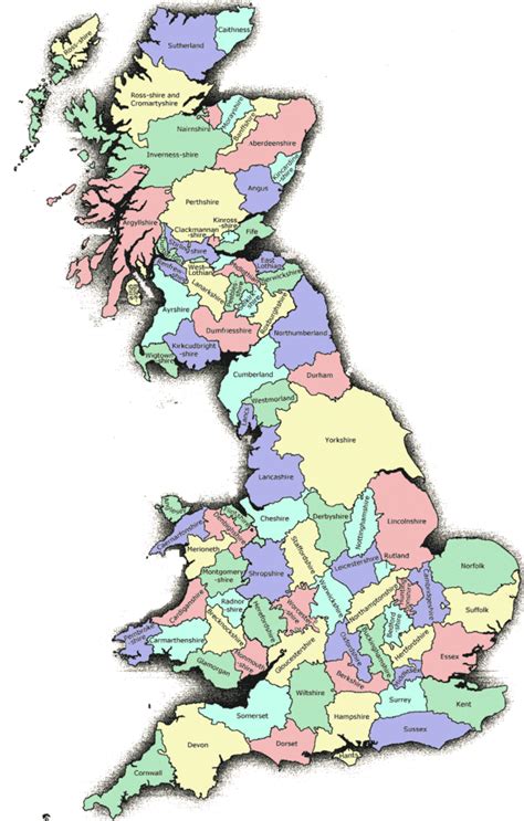 uk counties map with cities|HTML5/JavaScript Interactive Uk County Map .